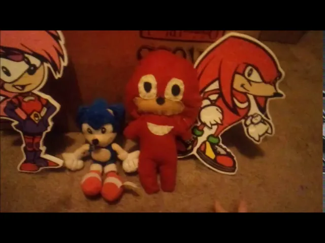 My Official hand-made Knuckles the Echidna Plush